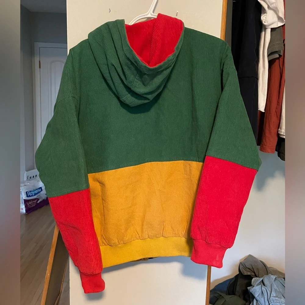 Colour Block Corduroy Jacket Aelfric Eden - Picture 3 of 4
